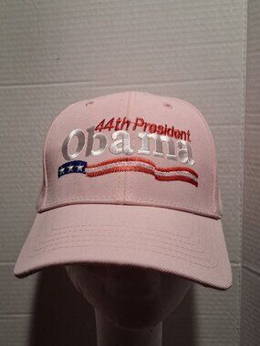 44th President Obama Embroidered Pink Baseball Cap Adjustable Strapback USA Desi
